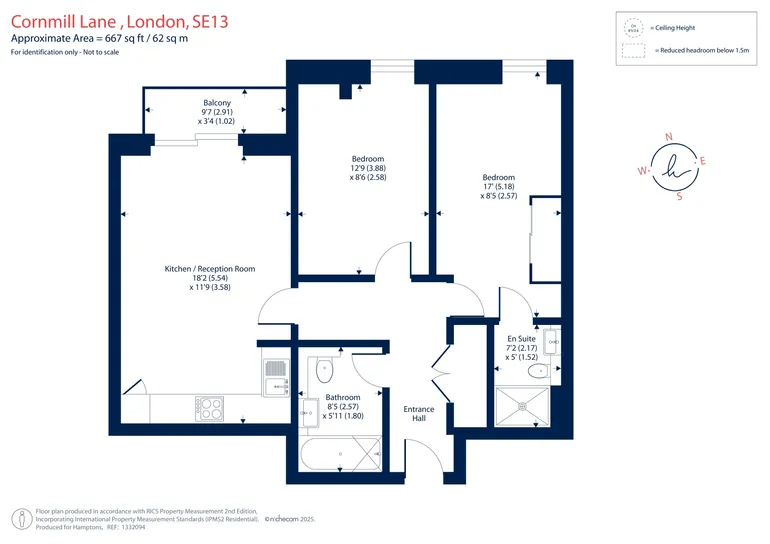 Floorplan 1 for Cornmill Lane London SE13