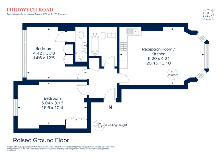 Floorplan 1 for Fordwych Road London NW2