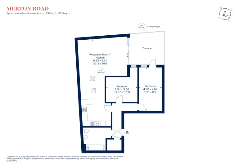 Floorplan 1 for Merton Road London SW19
