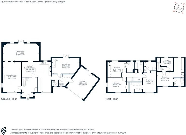 Floorplan 1 for Hither Chantlers Langton Green TN3