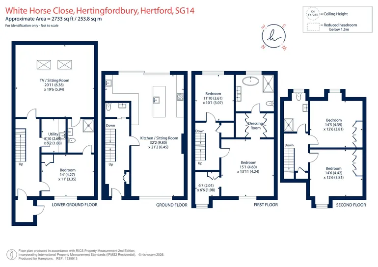Floorplan 1 for White Horse Close, Hertingfordbury, Hertford, SG14
