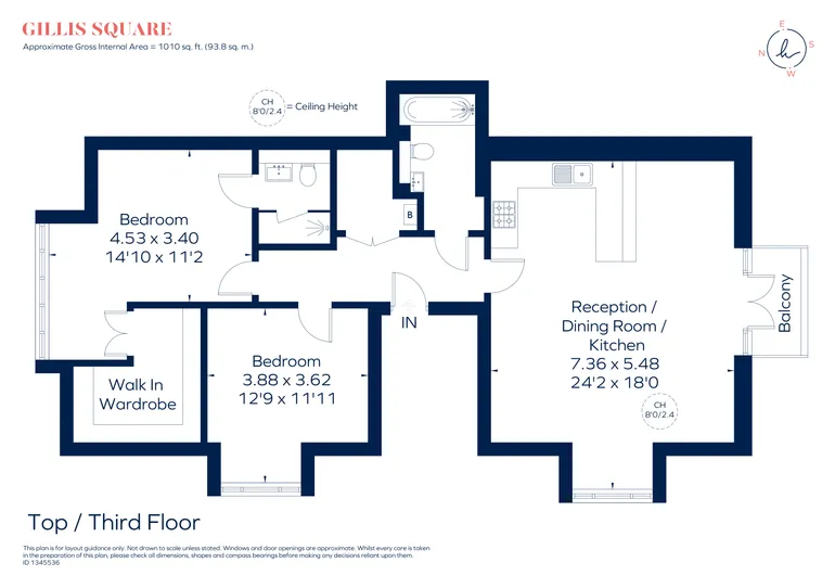 Floorplan 1 for Gillis Square, London, SW15
