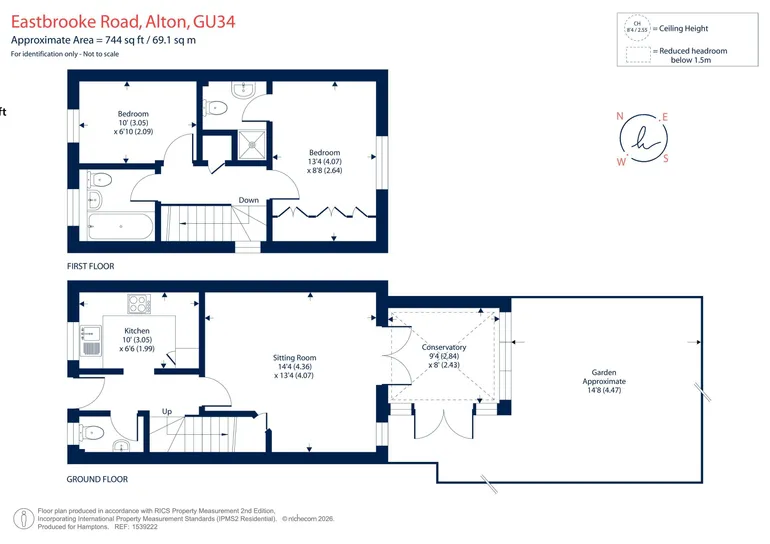 Floorplan 1 for Eastbrooke Road, Alton, GU34