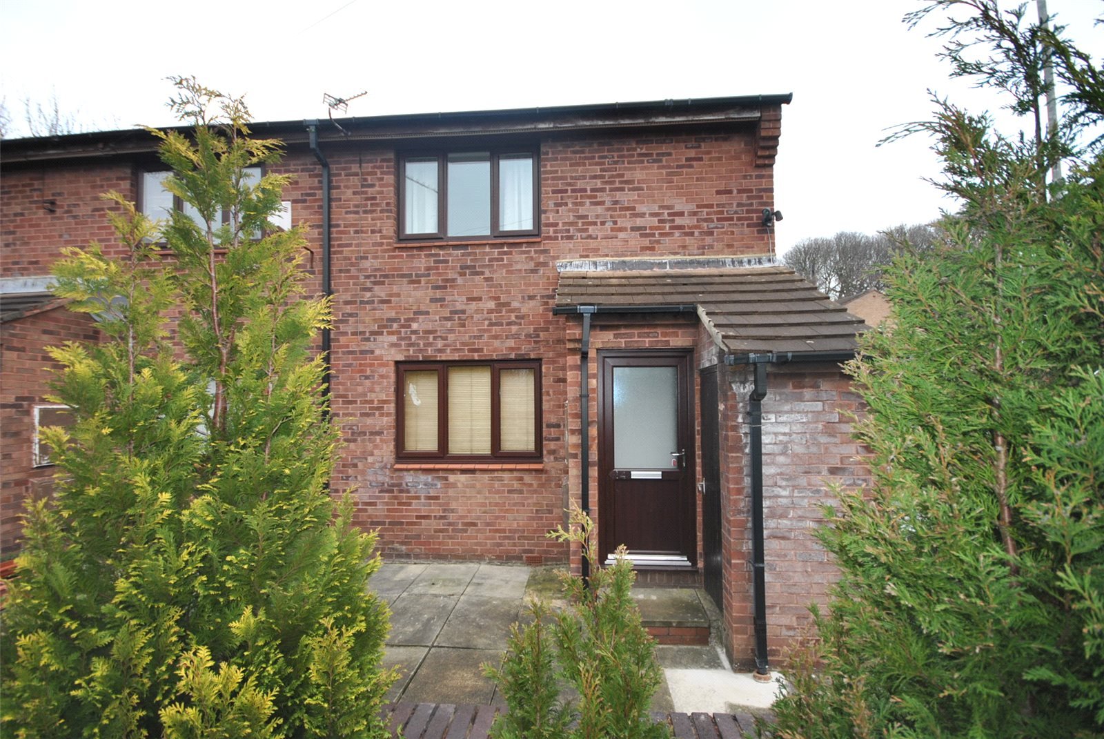 Property for sale in Adel, ideal investment property. Outside red brick end terrace