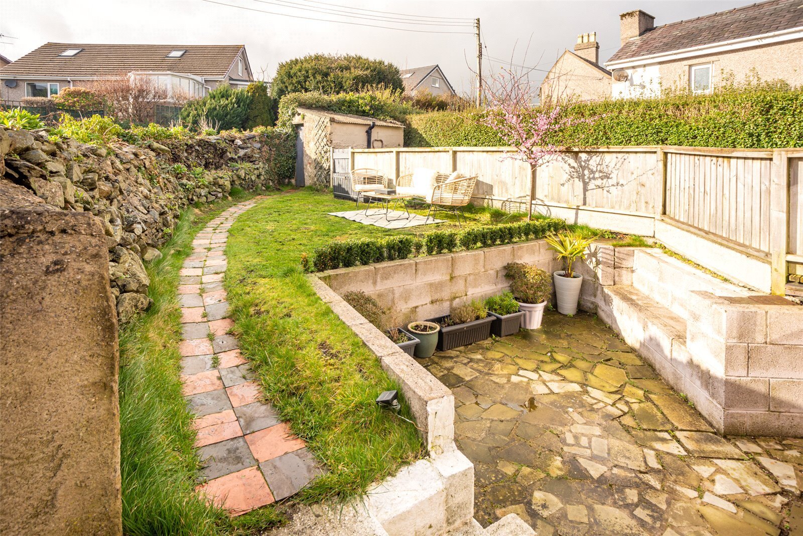 2 bedroom property for sale in Bryn Bras Terrace, Lon Dryll, Llanfairpwll, LL61 Offers in the