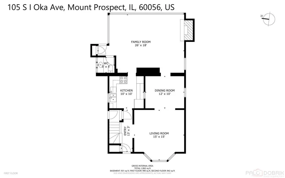 105 S I Oka Ave, Mount Prospect, IL 60056