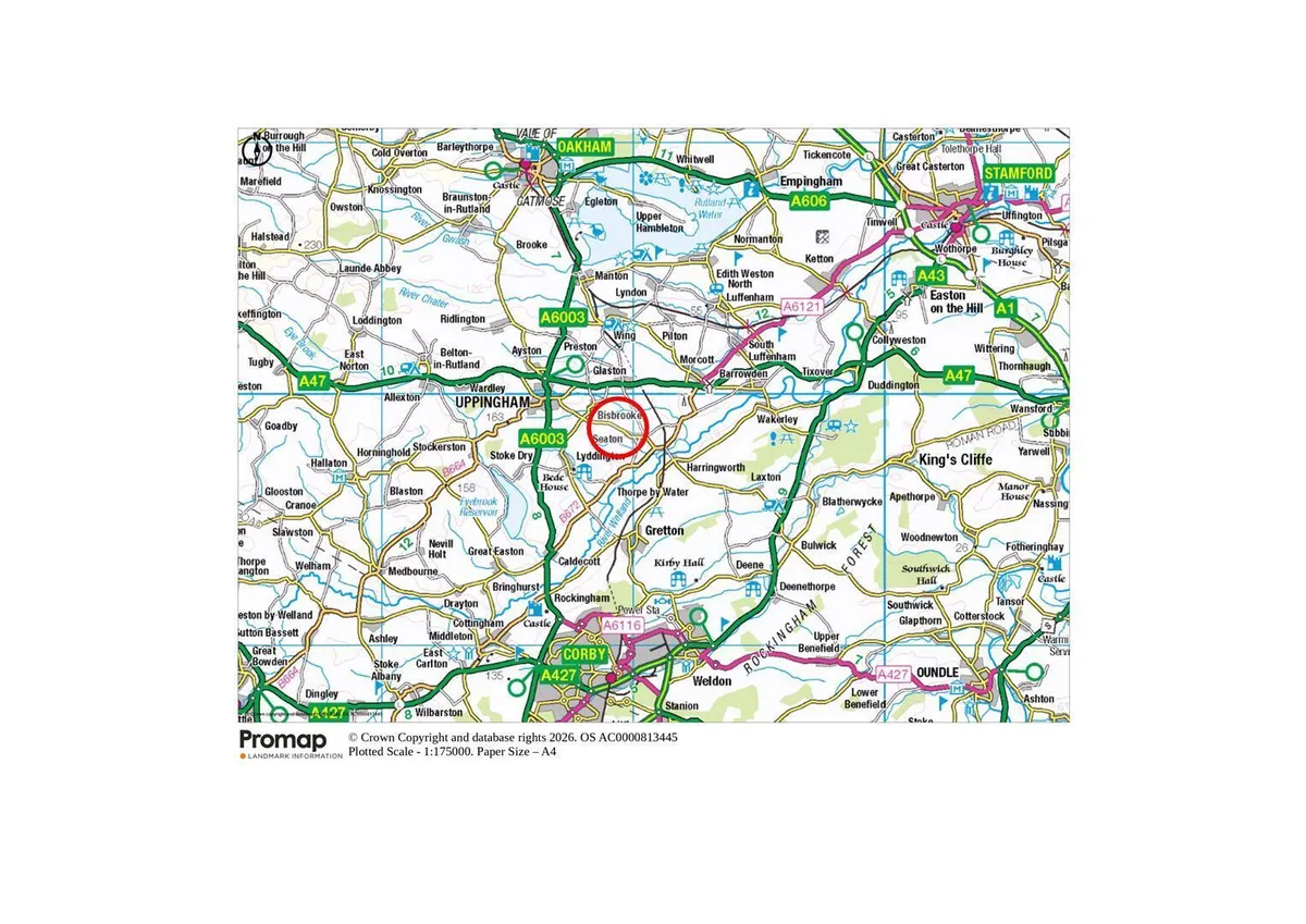 Arable & Pasture Land at Bisbrooke, Rutland - about 67.36 acres