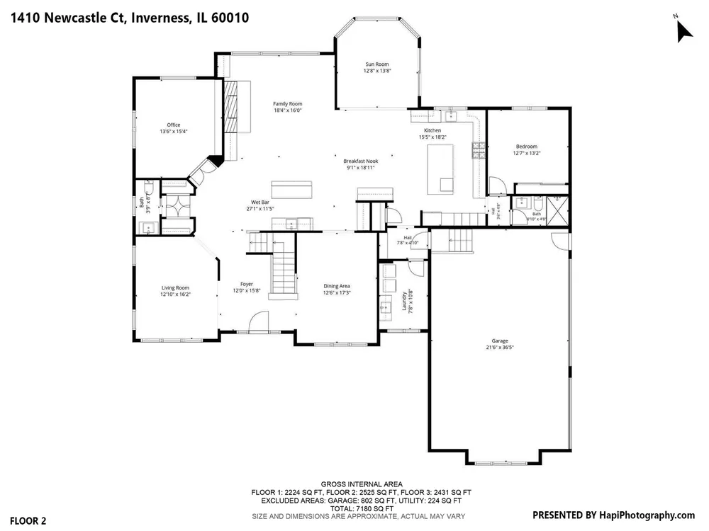 1410 W Newcastle Ct, Inverness, IL 60010