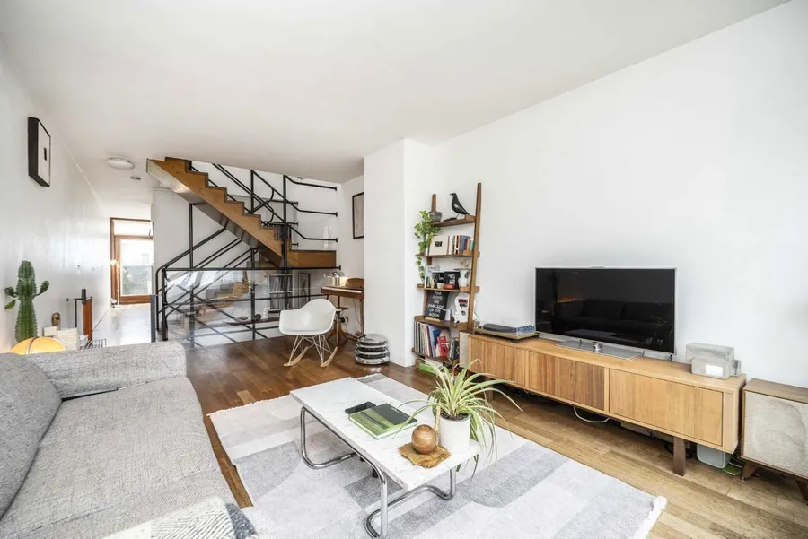 From a flat for sale