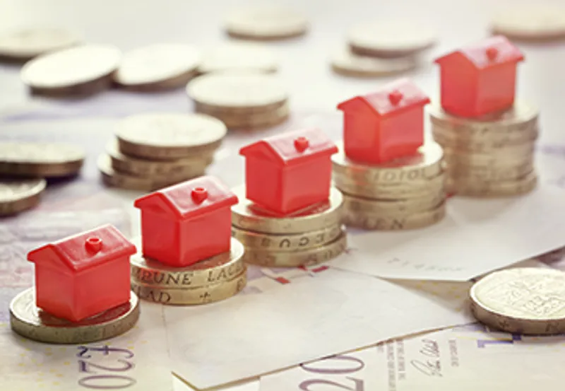UK house price rise at a six year low