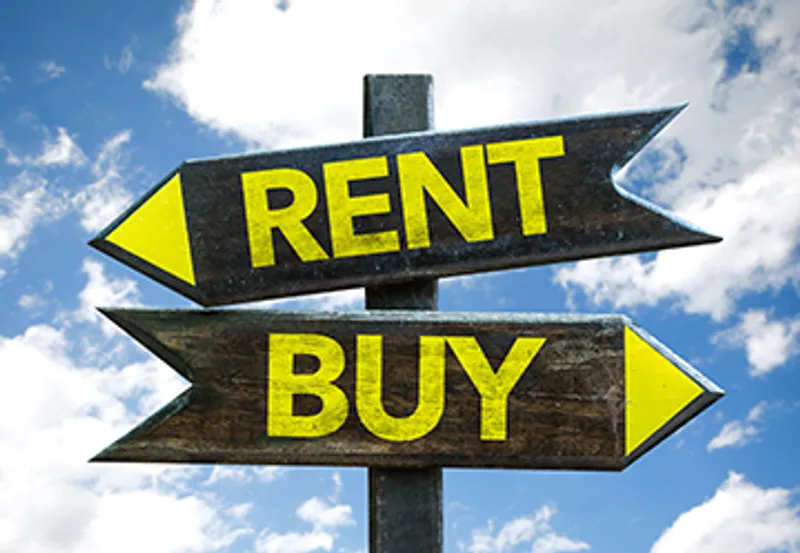 cost gap between buying and renting narrows