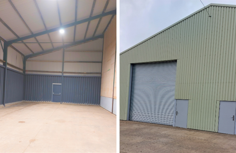 Rural setting for high five industrial units to let Shouler & Son