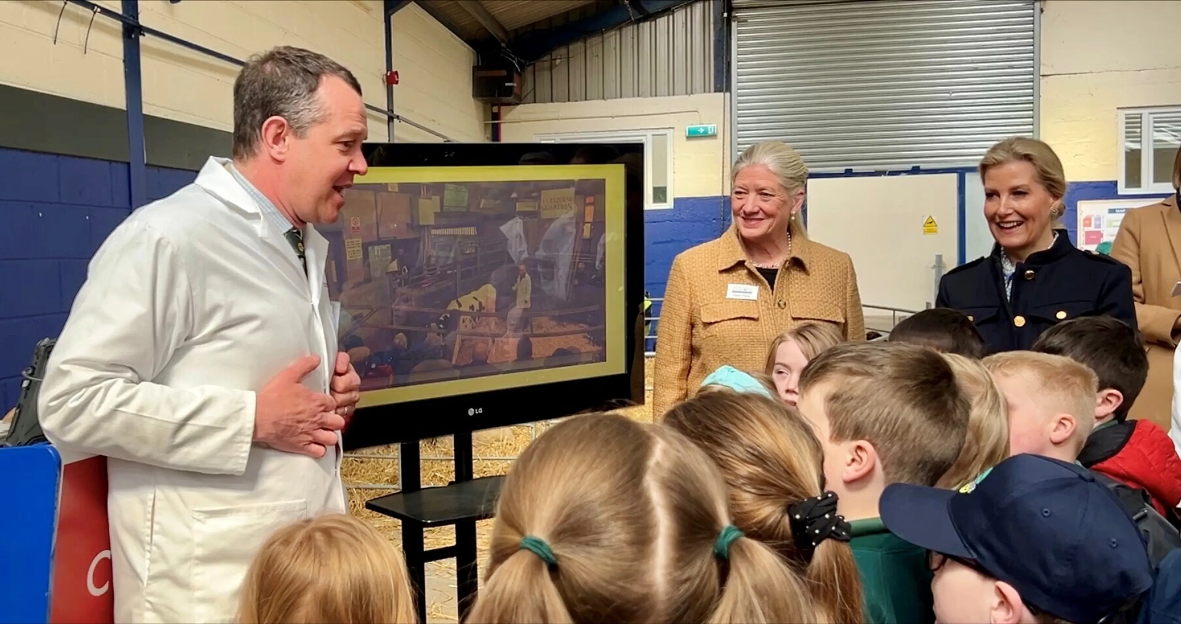 A royal visit for rural team