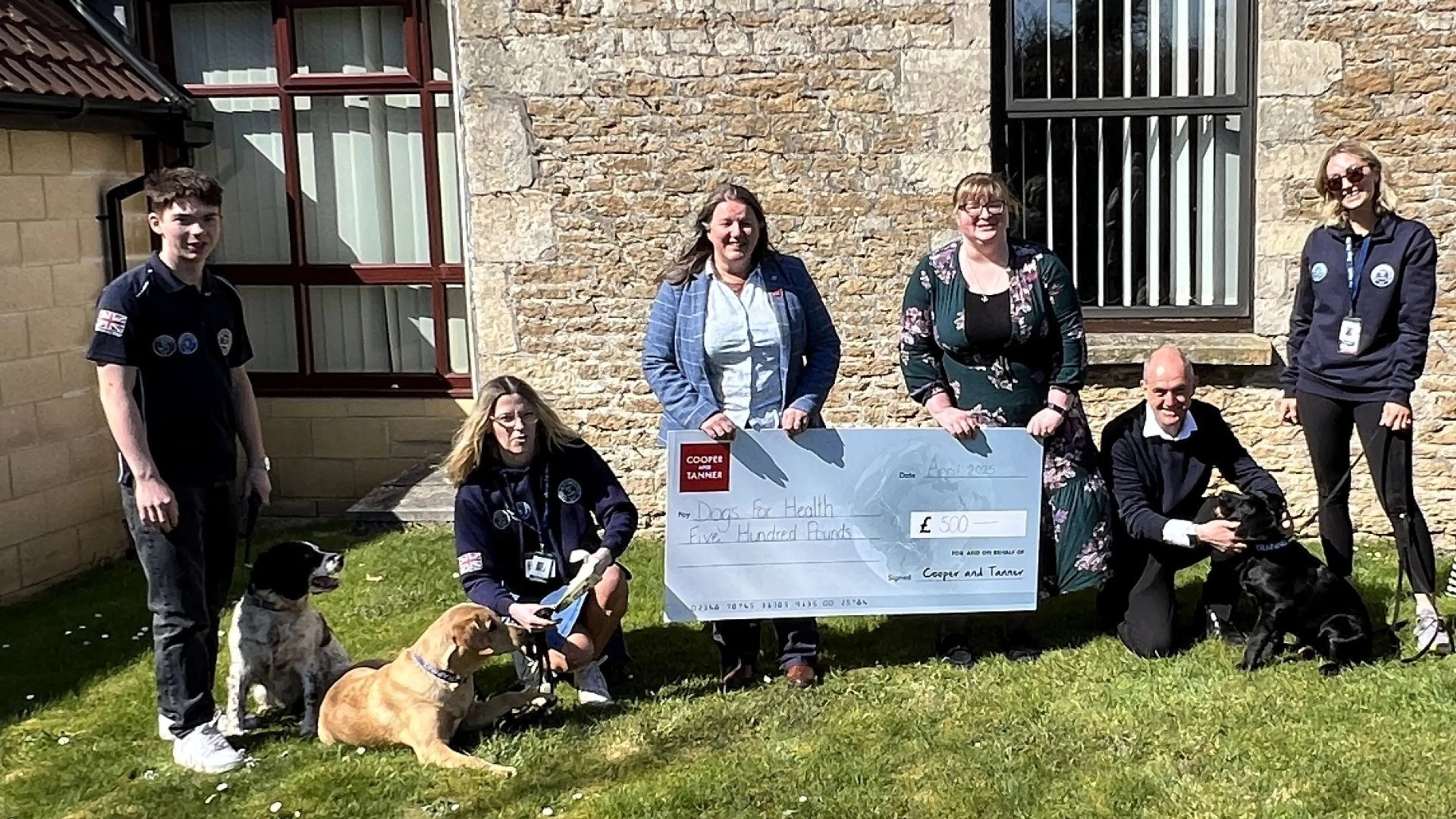 Support for Dogs for Health charity 