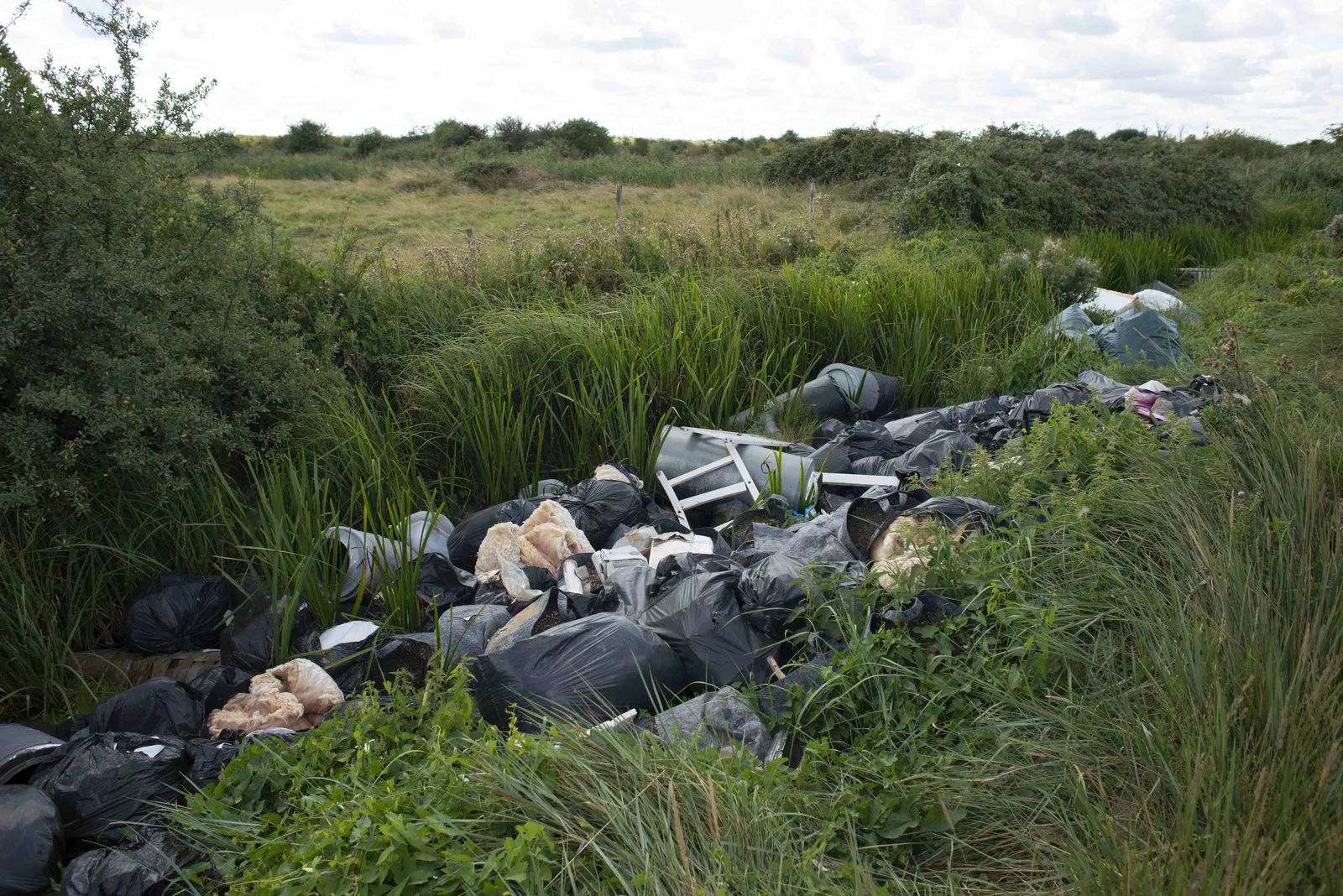 FLY-TIPPING in the countryside