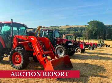 Great Rill Dispersal - On Site Dispersal Sale of 6 Tractors, Telehandler, UTV, Trailers, Farm Machinery, Attachments, Vintage, General, Garden & Workshop Equipment Statistics