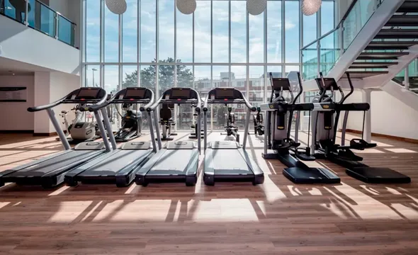 Mylo Nine Elms Point gym area