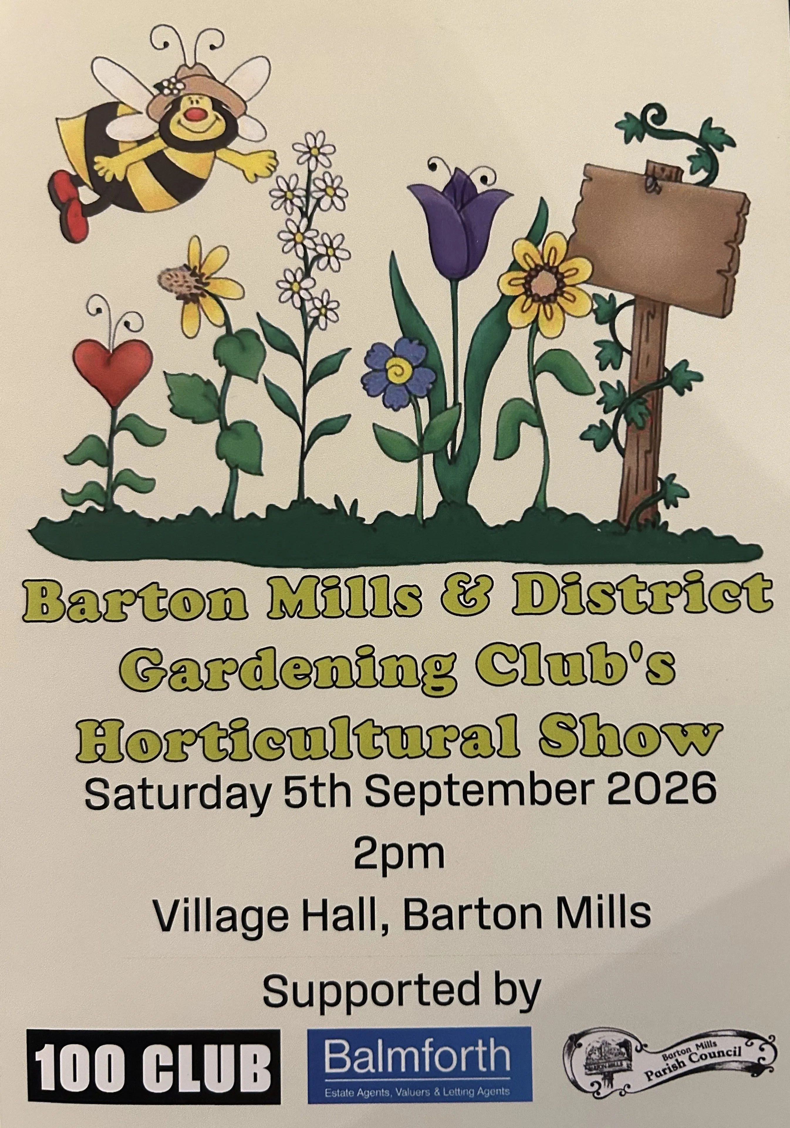 Barton Mills and District Gardening Club Horticultural Show